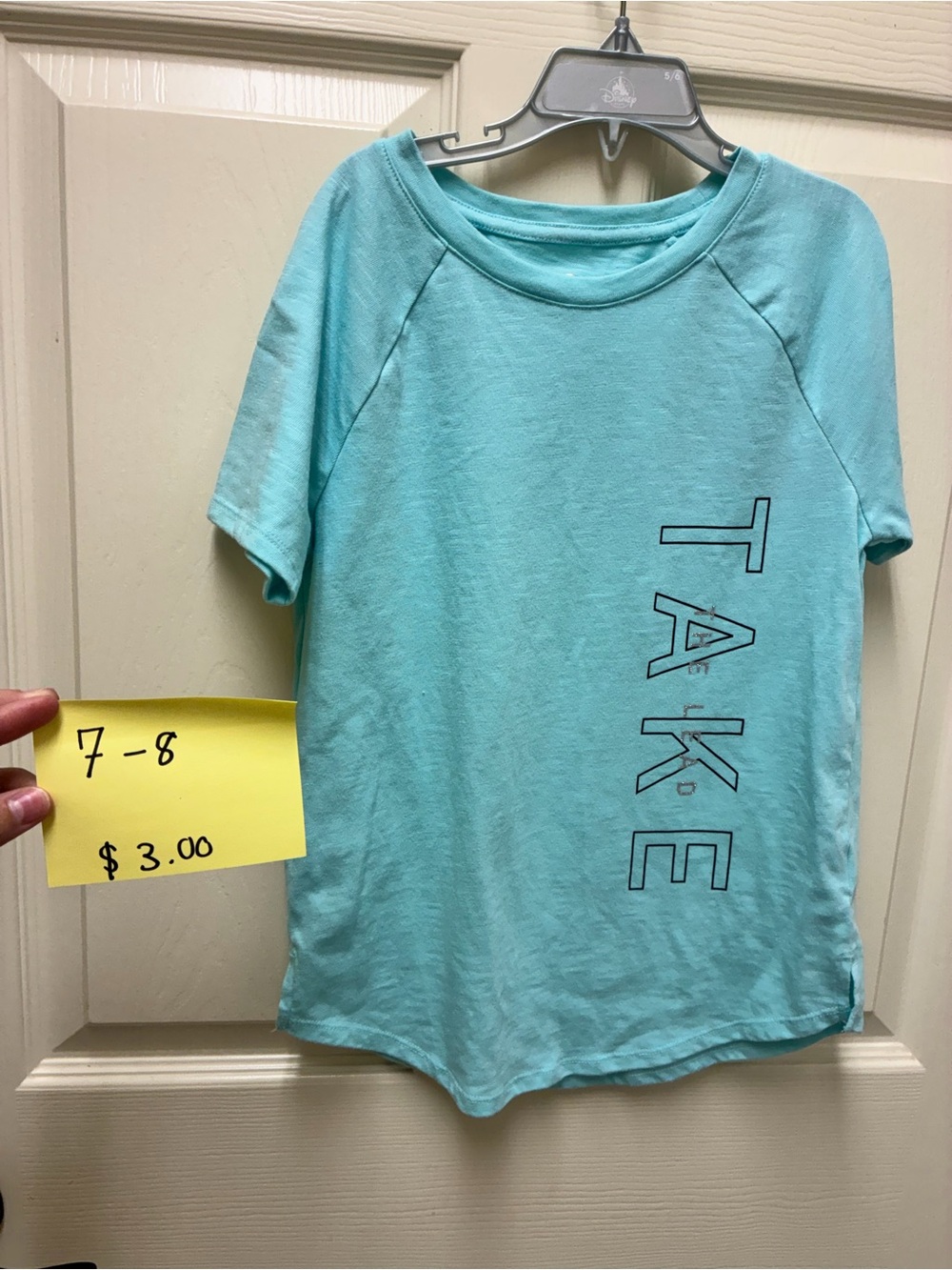 Girls' Teal 'TAKE the Lead’ Short Sleeve Top